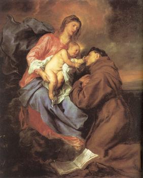 安東尼 凡 戴尅 Virgin and Child with Saint Anthony of Padua 安東尼 凡 戴尅 Virgin and Child with Saint Anthony of Padua